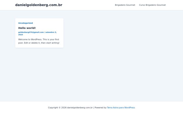 Skærmbillede af danielgoldenberg.com.br