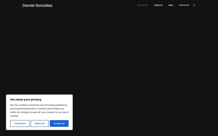 Screenshot of danielgonzalez.net