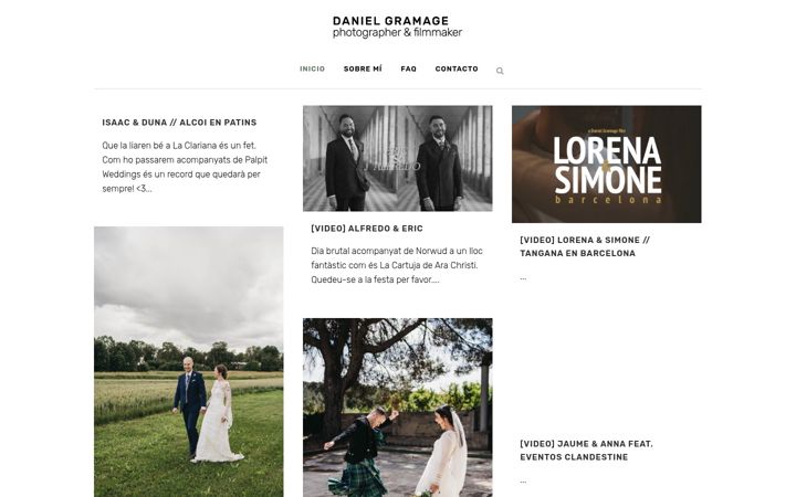 Screenshot of danielgramage.com