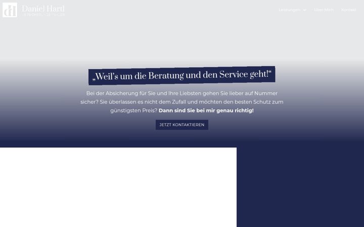Screenshot of danielhartl.at