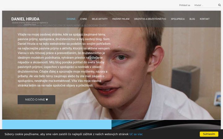 Screenshot of danielhruda.eu