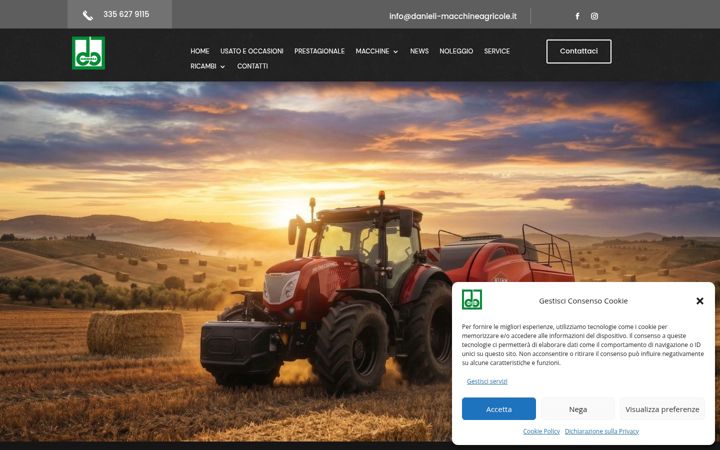 Ekrano kopija danieli-macchineagricole.it