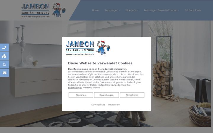 Screenshot of danieljambon.de