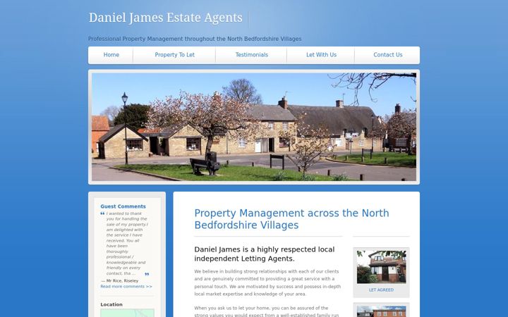 Screenshot of danieljames.org.uk