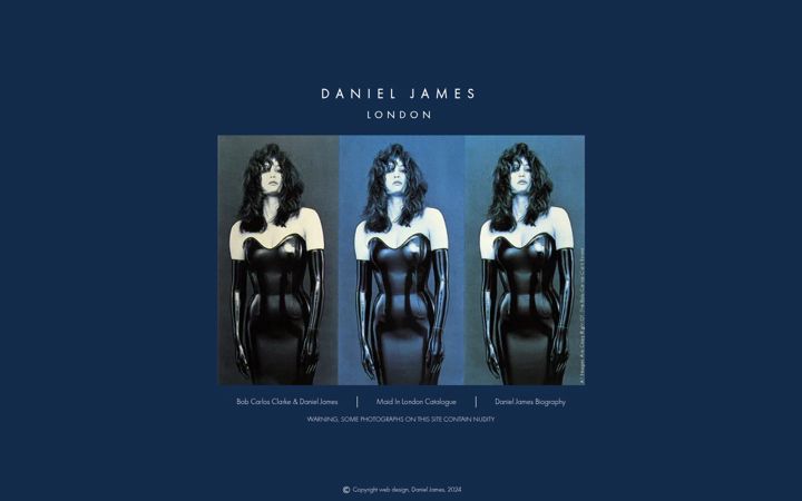 Screenshot of danieljameslondon.co.uk