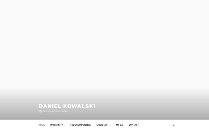 Skærmbillede af danielkowalski.es