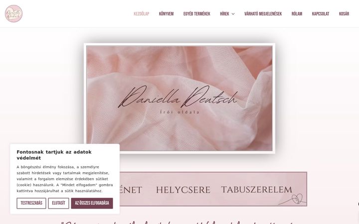 Screenshot von danielladeutsch.hu