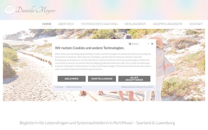 Screenshot of danielle-meyers.de