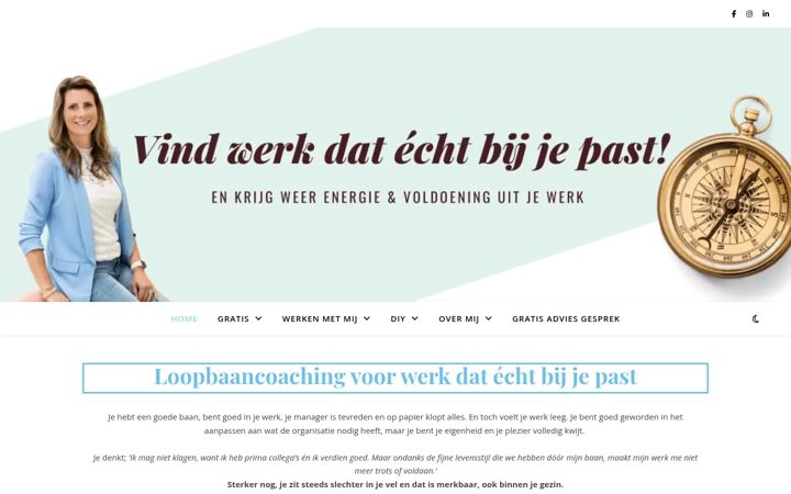 Screenshot von daniellebax.nl