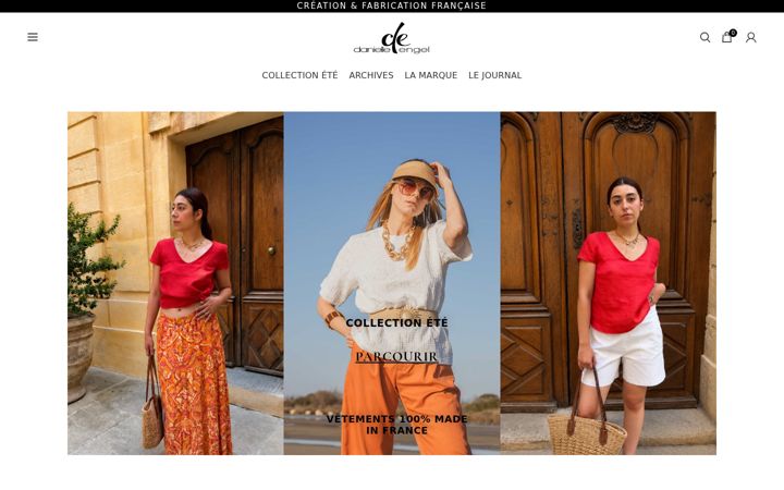 Screenshot of danielleengel.com