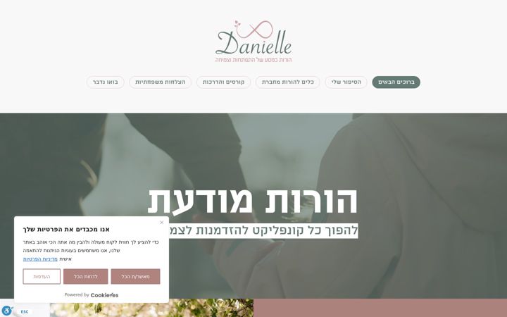 Screenshot of daniellegeri.com