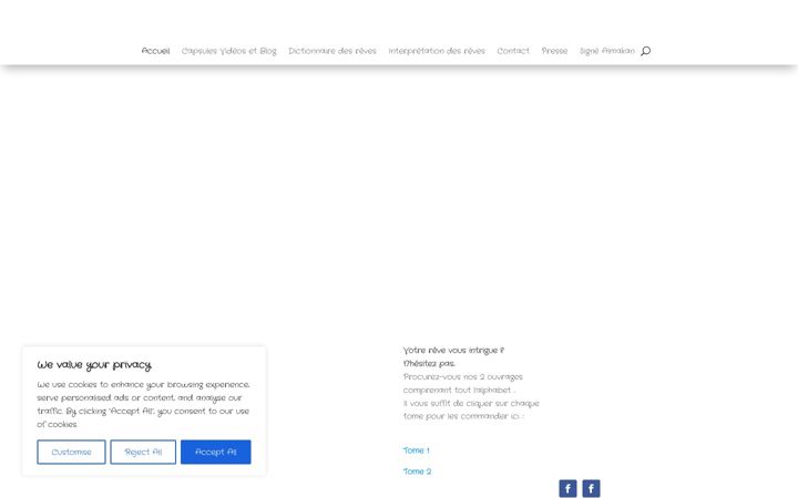 Screenshot of daniellegourevitch.com