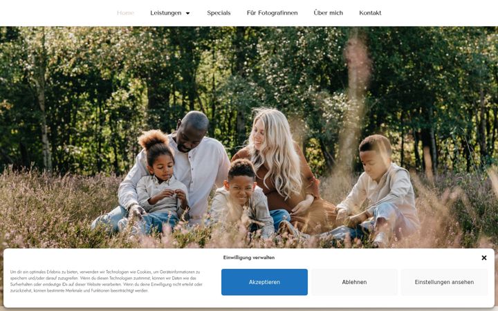 Screenshot of daniellehenry.de