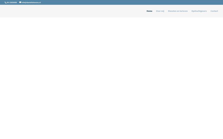 Screenshot von daniellehovens.nl