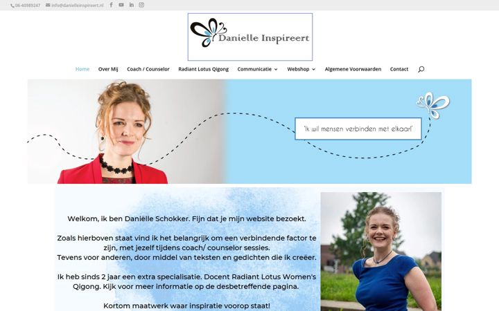Captura de ecrã de danielleinspireert.nl