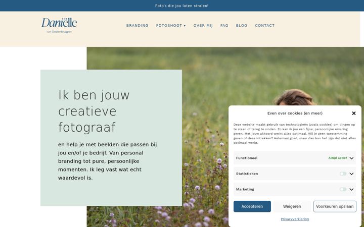 Captura de ecrã de daniellevanoostenbruggen.nl