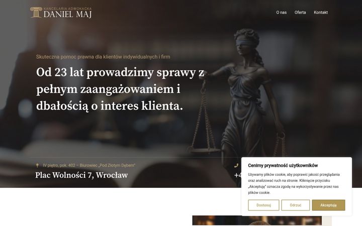Screenshot of danielmaj.pl
