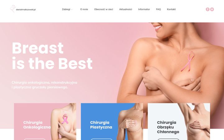 Screenshot of danielmaliszewski.pl