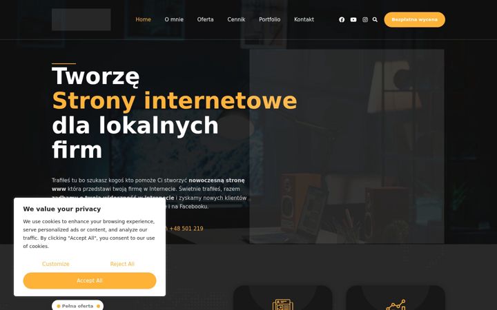Screenshot of danielmarketing.pl