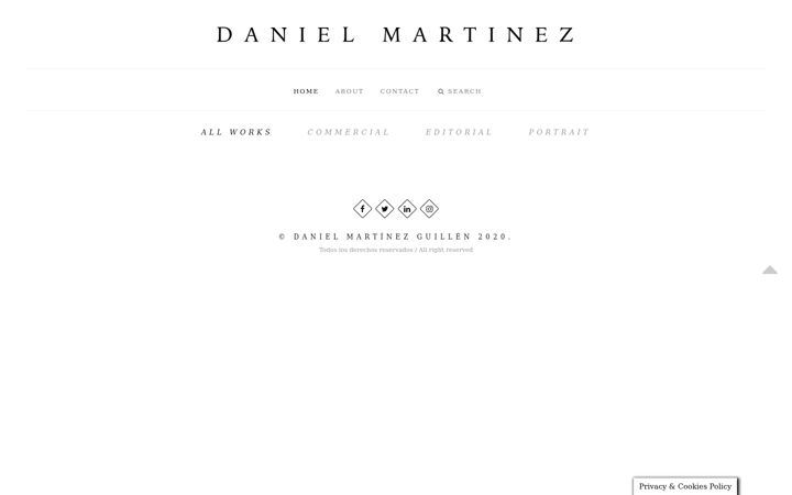 Screenshot of danielmartinezguillen.com
