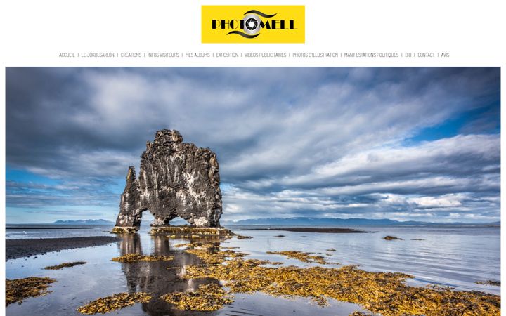 Screenshot of danielmellphoto.com