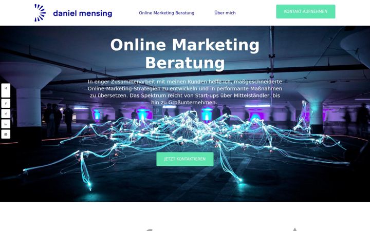 Screenshot of danielmensing.de
