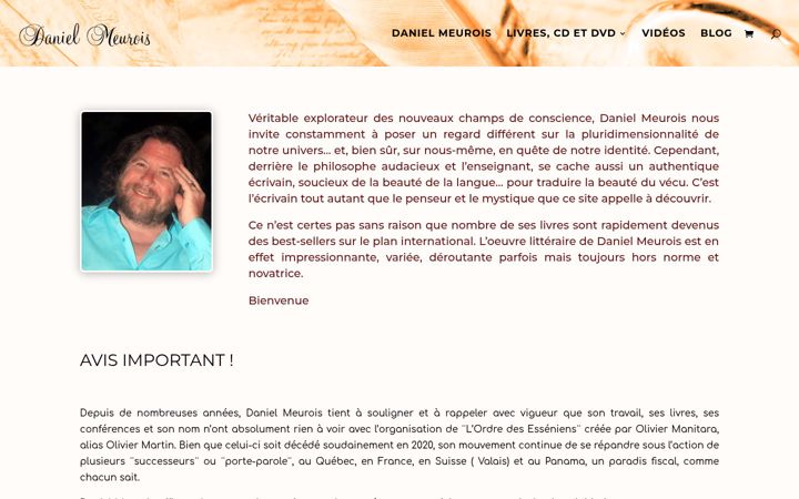 Zrzut ekranu danielmeurois.fr