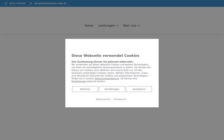 Screenshot of danielmueller-shk.de
