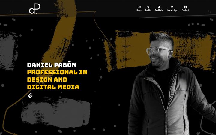 Screenshot of danielpabon.com