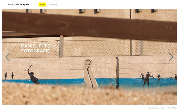 Screenshot of danielpufe.com