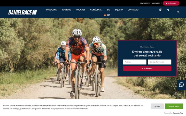 Screenshot of danielrace.net