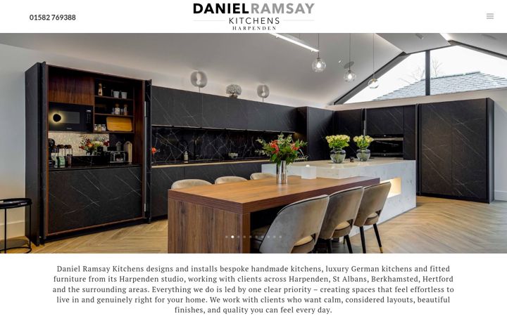 Snímek obrazovky danielramsaykitchens.co.uk