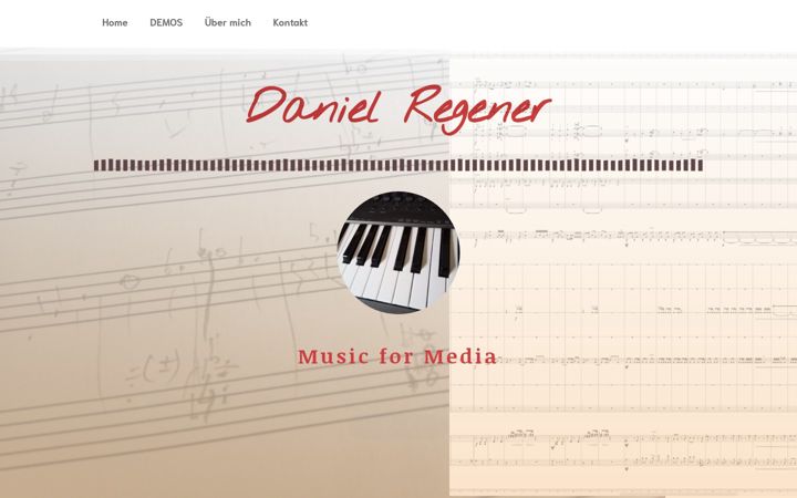 Screenshot of danielregener.de