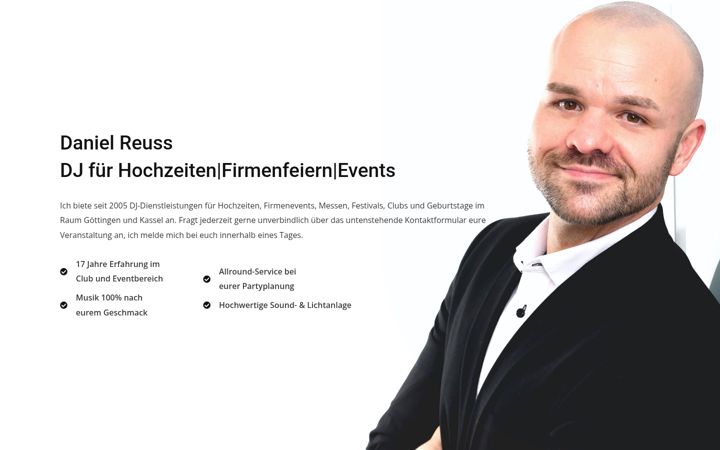 Screenshot of danielreuss.de