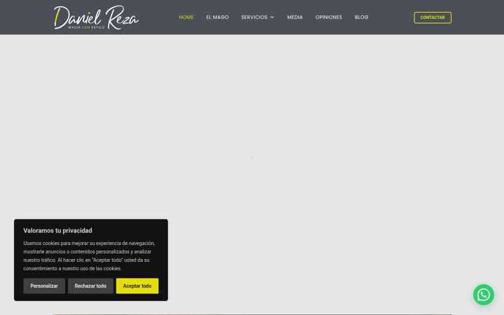 Screenshot of danielreza.net