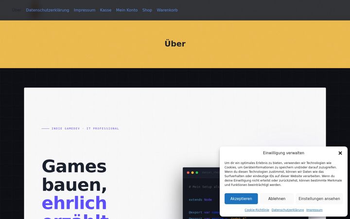 Screenshot of danielrheinit.de