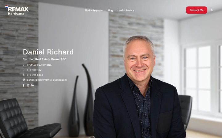 Képernyőkép: danielrichardimmobilier.ca