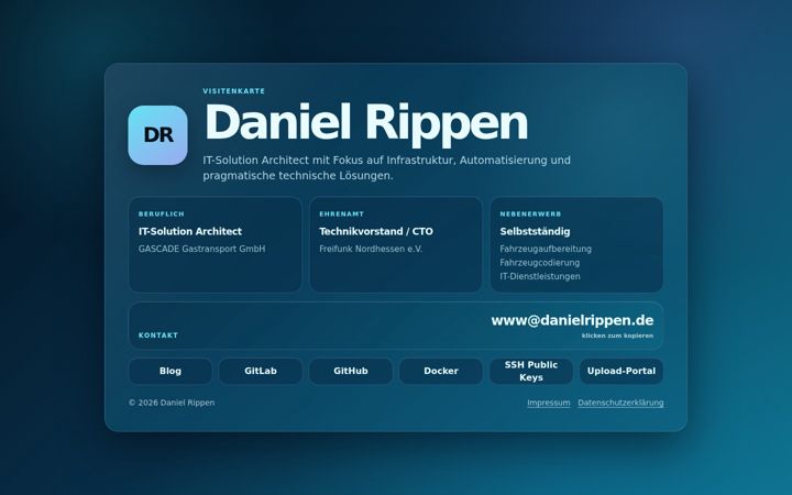 Screenshot of danielrippen.de