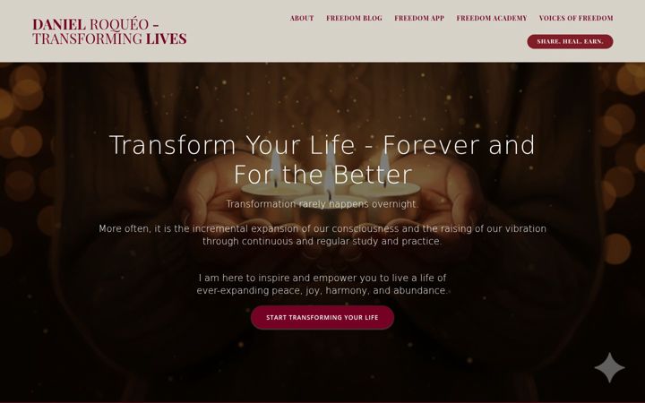 Screenshot of danielroqueo.com