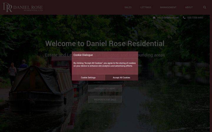 Screenshot of danielrose.net