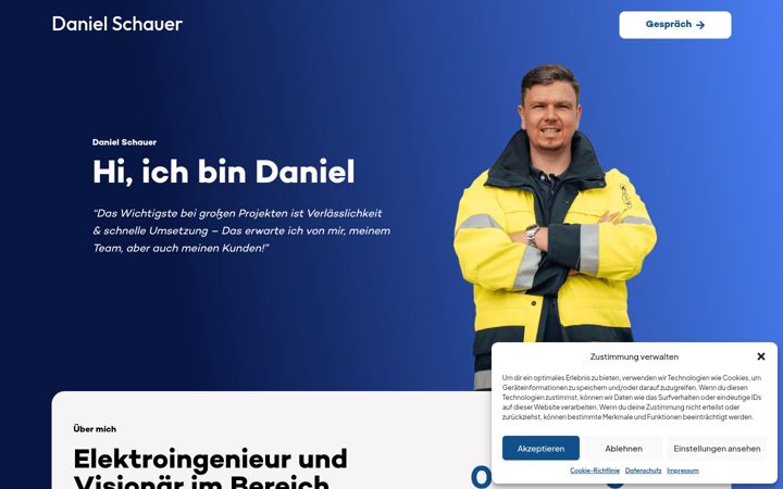 Screenshot of danielschauer.de