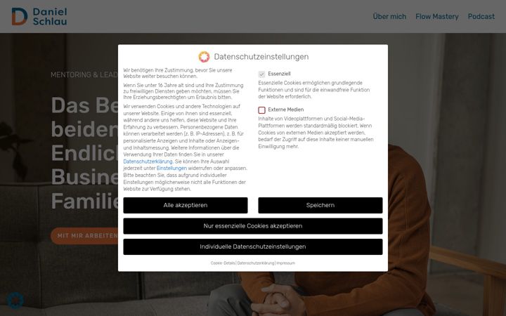 Screenshot of danielschlau.de