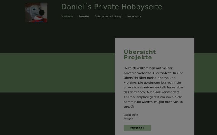 Screenshot of danielschmied.de
