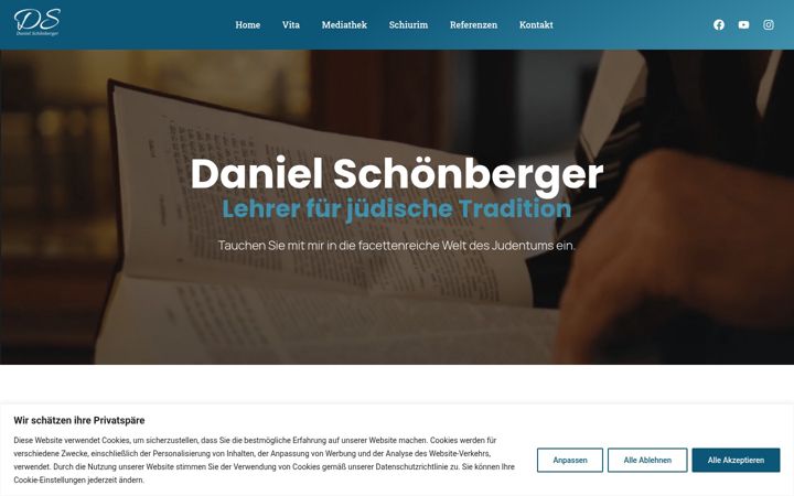 Screenshot of danielschoenberger.com