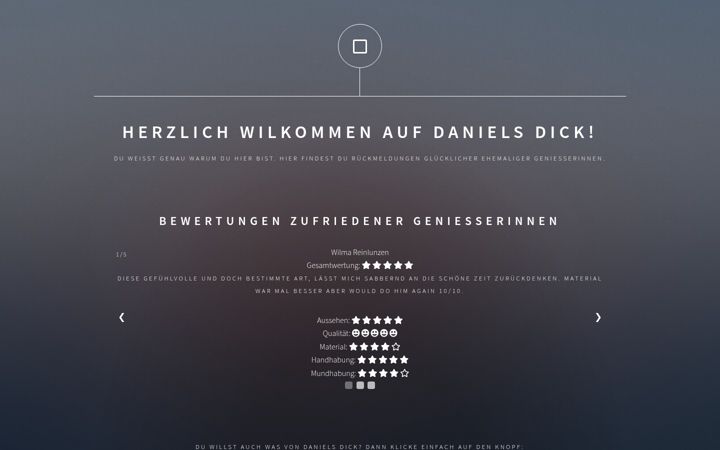 Screenshot of danielsdick.de