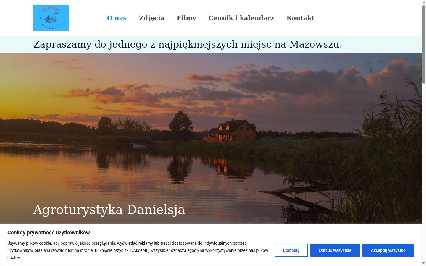 Posnetek zaslona pasice za privolitev, prikazane pred kakršno koli interakcijo