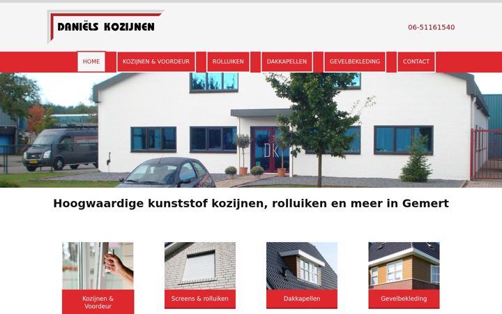 Captura de ecrã de danielskozijnen.nl