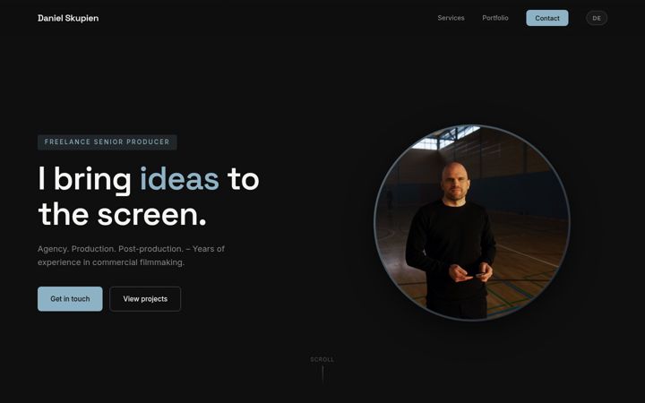 Screenshot of danielskupien.de