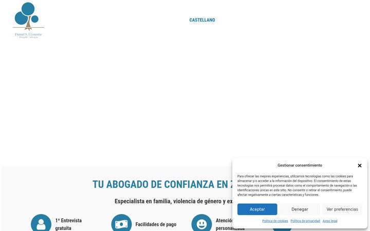 Screenshot of danielsllorenteabogado.com