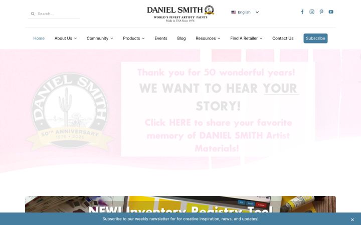 Screenshot of danielsmith.com